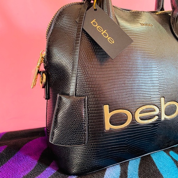 NWT Black BEBE Bag - Picture 4 of 12